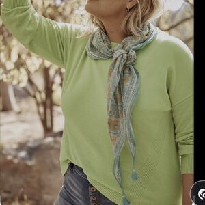 J.Jill Upland Grove Sweater Endive Size Small NWT IN PACKAGING